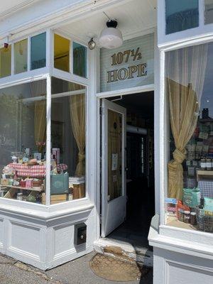 Charming and tiny gourmet foods shop - and right next to Persimmons!