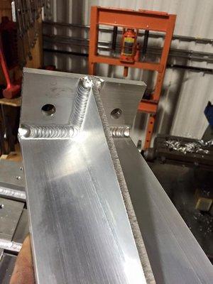 Custom aluminum bracket