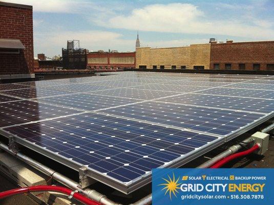 Commercial Solar Panel Installation by Grid City Energy