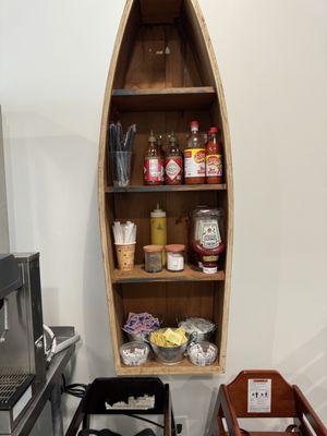 Condiments section