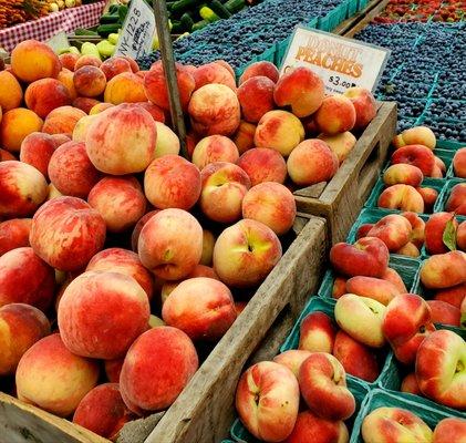 Locally grown juicy peaches! 8/14/2019