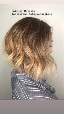 Full Balayage, Haircut & Toner