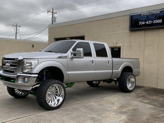 Complete blackout package on this beautiful truck