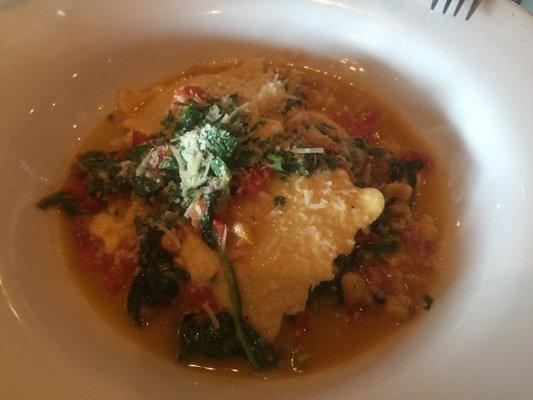 Lobster ravioli