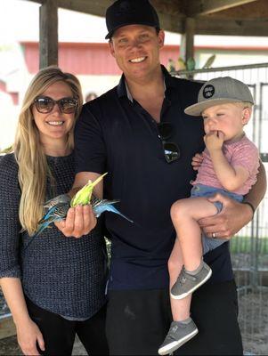 Feeding the birds in the bird sanctuary