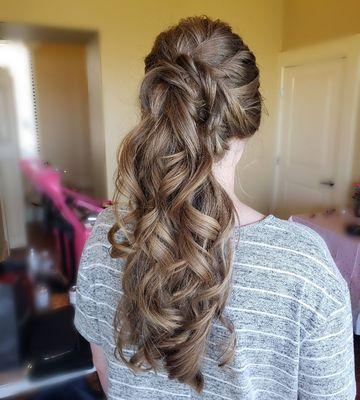 Bridesmaid updo