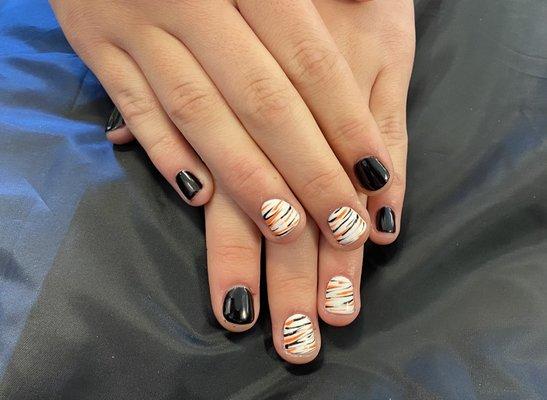 Karime did a great job on my daughter's nails!