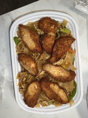 Drunken noodles