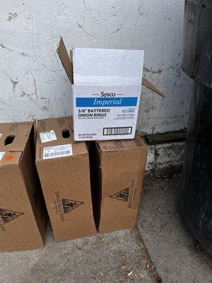 Outside I saw these boxes. Hmmmm......