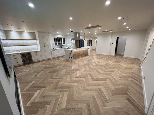 Custom engineered herringbone