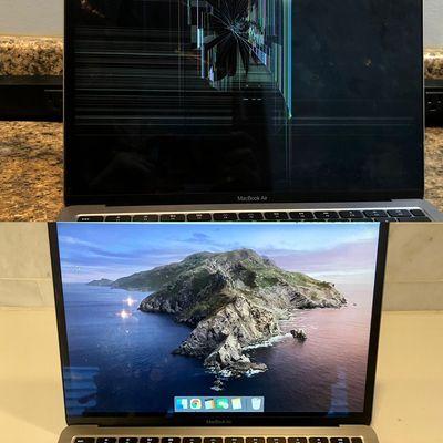 MacBook Air 13" broken screen replacement.