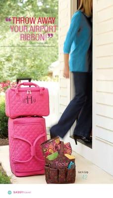 The Trolley has wheels! Couppled with our Carry On makes travel fun and easy!