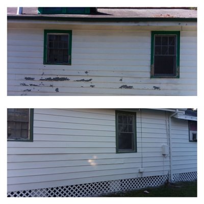 Exterior home painting, came out nice.