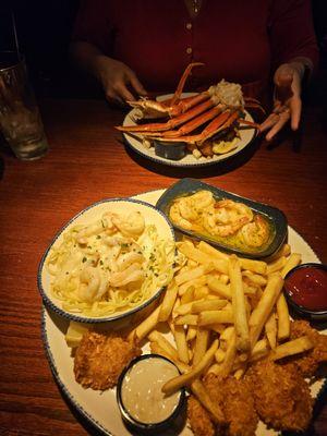 Endless Shrimp. Shrimp Linguine, Shrimp Scampi, Coconut Shrimp