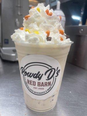 Reese's pieces milk shake