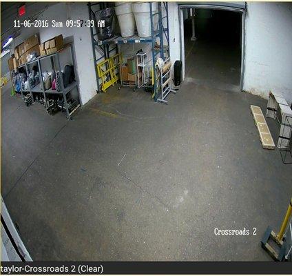 warehouse security camera installation