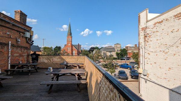 Nice little patio for gorgeous days like today