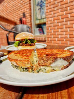 Spinach & Artichoke Grilled Cheese Sandwich