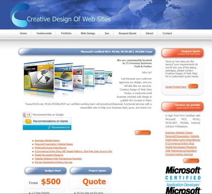 Plano, Frisco web design company