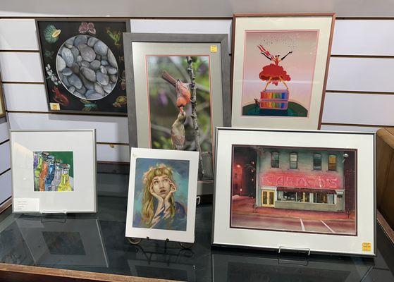 Selections of local artwork