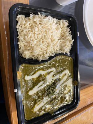 Palak paneer