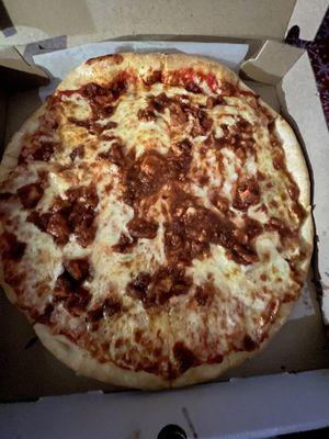 Bbq pizza medium