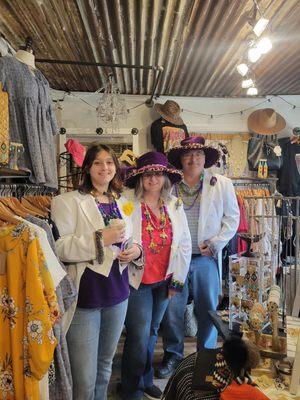 Mardi Gras at Twisted Gypsy Boutique