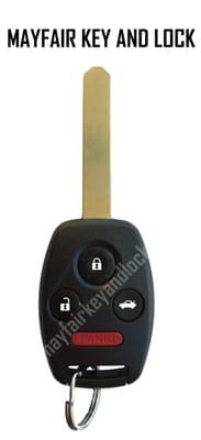 Honda remote head keys