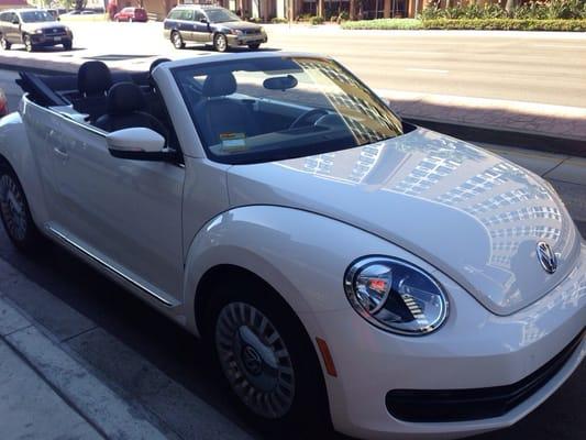 Loooooved this Beetle convertible. First time renting from new Rex location.