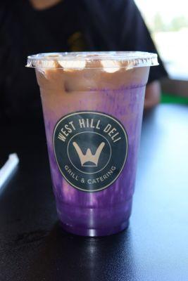 Ube latte