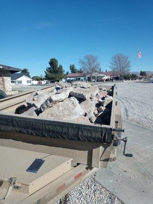 We do concrete hauling!