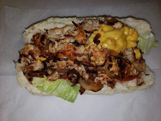 Chicken cheese steak