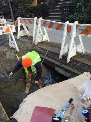 Water main EMERGENCY installation