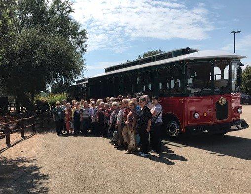 Group tour stop at Wildseed Farms was great fun!