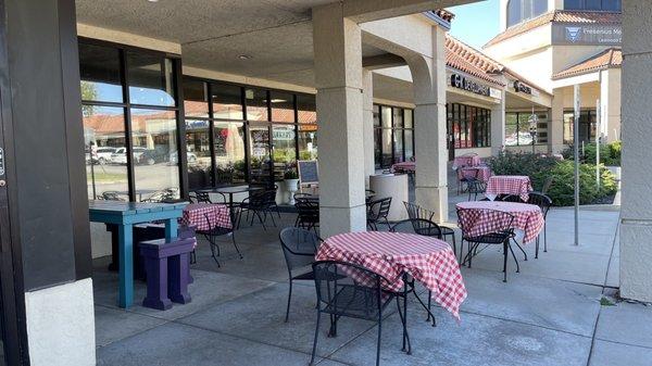 Patio seating