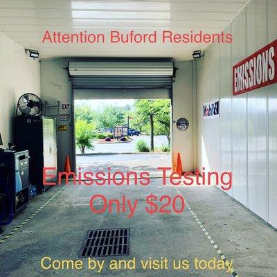 Come by and see us. No appointments necessary, just drive in. Takes less then 10 minutes.