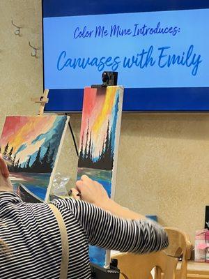 Canvas with Emily