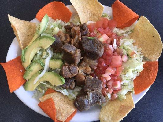 Chicken Salad with "Carnitas"