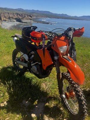 Badass KTM EXC-450 enduro.