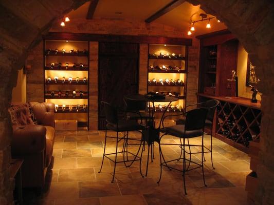 Custom Built Wine Room in Great Falls VA 
   by Angel Home Enterprise, Inc. 
   http://ahei.co