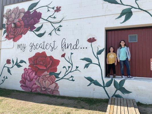 Photo op mural out front