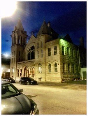 This is the original cornerstone building of FBC. I remember going to FBC, when this was the main auditorium.