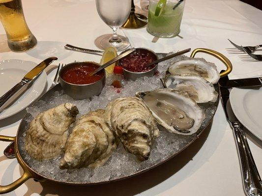 Duxbury oysters