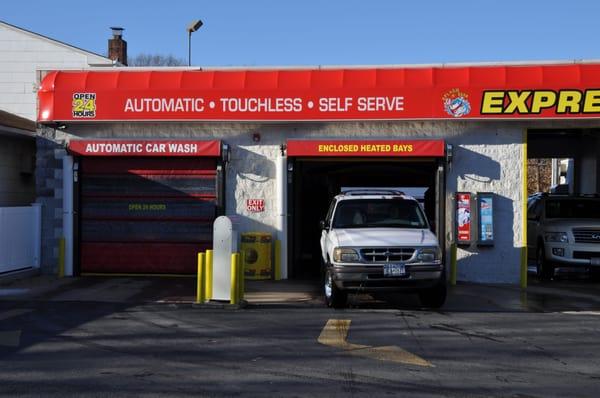 Emclosed Heated Bays - Garage Doors Open Automatically.