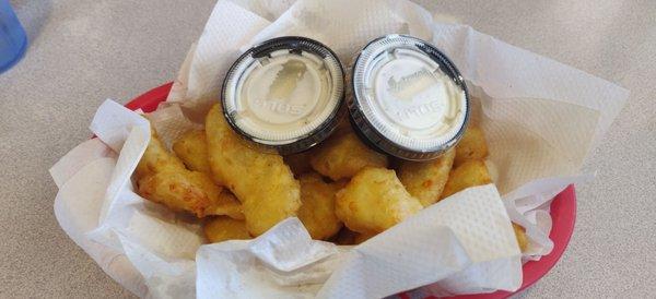 Fried cheese curds, don't NOT order these