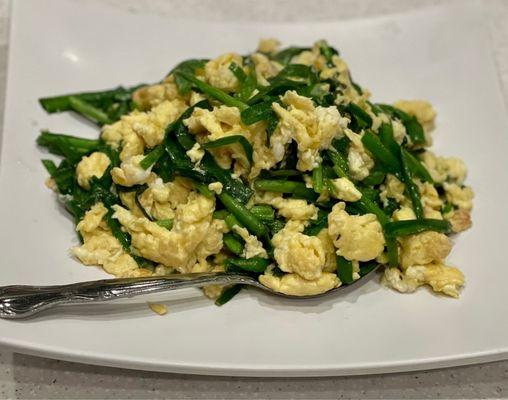 149. Chinese Chives with Scrambled Eggs