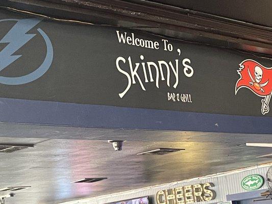 Pic of sign in skinny's