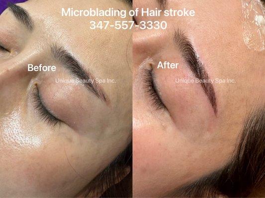 #microblading#hairstroke#handcraft#遮红眉#手工线条 347-557-3330