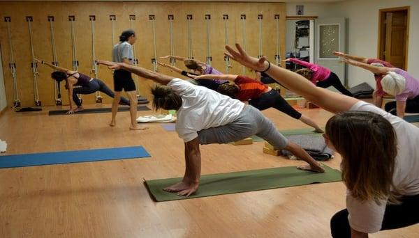 Siegfried teaching Vinyasa yoga