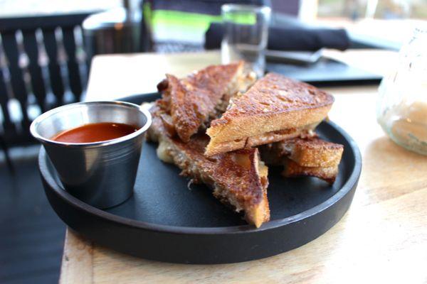 Carnitas Grilled Cheese with Fire Sauce